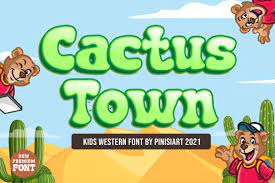 Шрифт Cactus Town